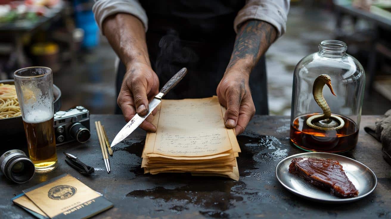 Anthony Bourdain’s lost pages: a £25 reader, 61 years of grit, and are you ready for bat and cobra?